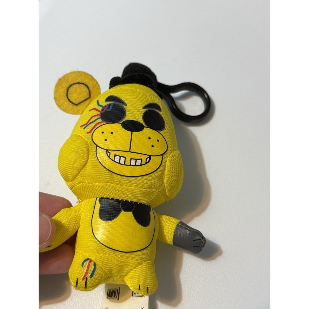 2015 Sanshee FNAF Golden Freddy Plush Keychain Clip